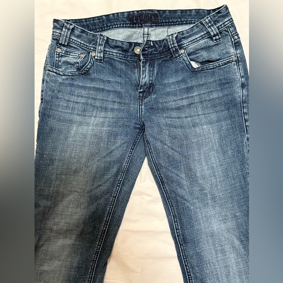 Rock & Roll Cowgirl Dark Blue Flare Jeans - Picture 2 of 9